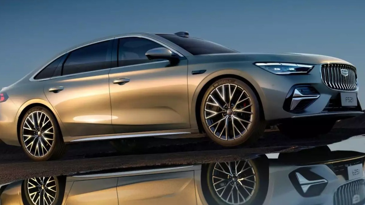 В сети нашли фотографии нового китайского седана Geely Preface L90